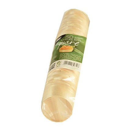 PAPSTAR 50 Fingerfood - Schalen, Holz "pure" rund