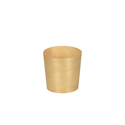 PAPSTAR 50 Fingerfood - Schalen, Holz "pure" rund