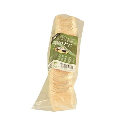 PAPSTAR 50 Fingerfood - Schalen, Holz "pure" rund