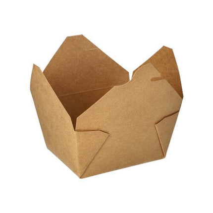 PAPSTAR 50 Lunchboxen, Pappe "pure" braun