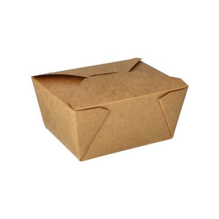 PAPSTAR 50 Lunchboxen, Pappe "pure" braun