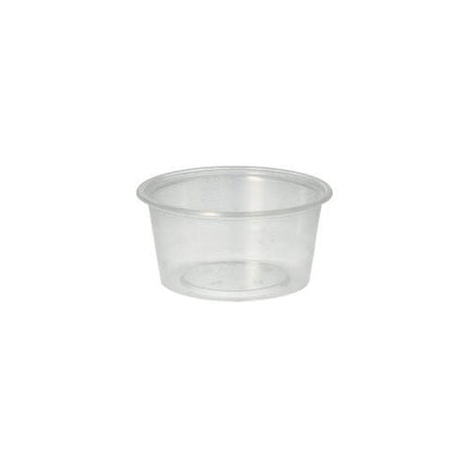 Starpak 50 Dressingbecher, PP rund Ø 7,1 cm transparent