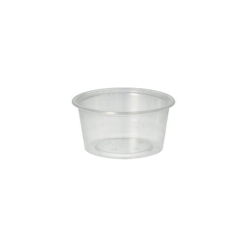 Starpak 50 Dressingbecher, PP rund Ø 7,1 cm transparent