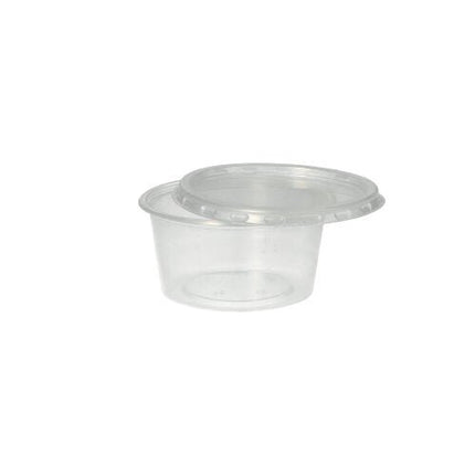 Starpak 50 Dressingbecher, PP rund Ø 7,1 cm transparent