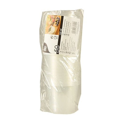 Starpak 50 Dressingbecher, PP rund Ø 7,1 cm transparent