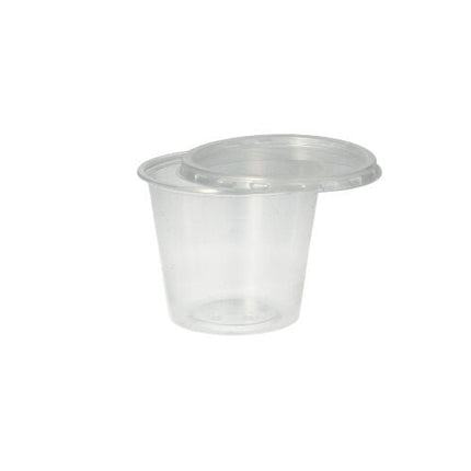 Starpak 50 Dressingbecher, PP rund Ø 7,1 cm transparent