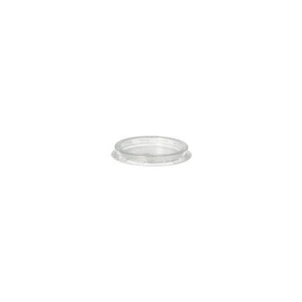 Starpak 50 Deckel für Portionsbecher, PP rund Ø 4,6 cm transparent | Folie (50 Stück)