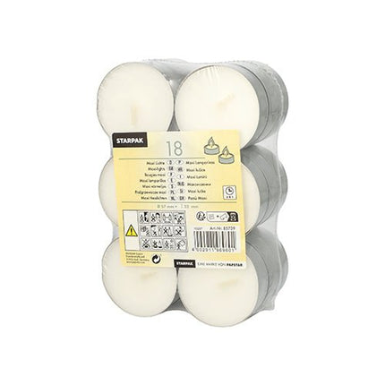 Starpak 18 Maxi Lichte Ø 57 mm · 19 mm weiss | Folie (18 Stück)