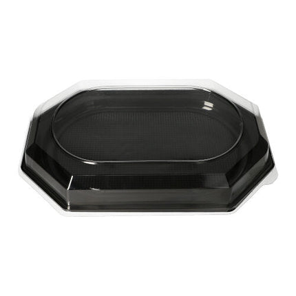 Starpak 10 Servierplatten, PET schwarz