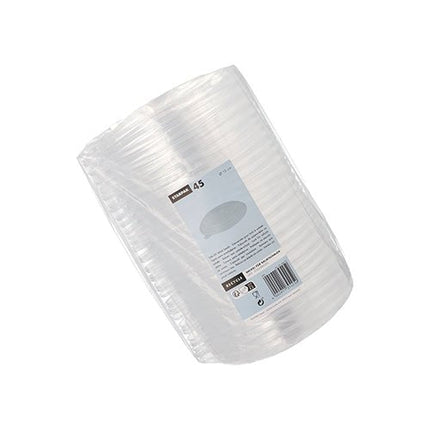 Starpak 45 Deckel für Salatschalen, PS "To Go" Ø 15 cm · 2 cm klar | Folie (45 Stück)