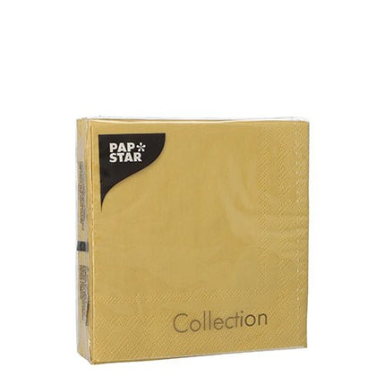 PAPSTAR 20 Servietten, 25 cm x 25 cm 3-lagig 1/4-Falz