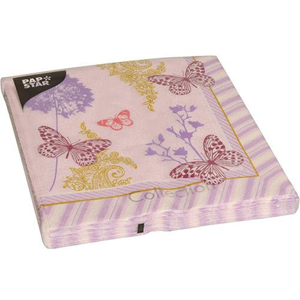 PAPSTAR 20 Servietten, 40 cm x 40 cm 3-lagig 1/4-Falz