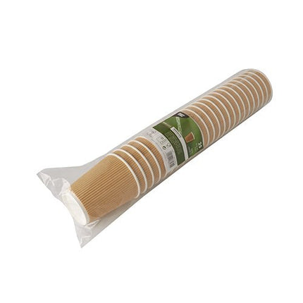 PAPSTAR 25 Trinkbecher, Pappe "To Go" Ripple Wall