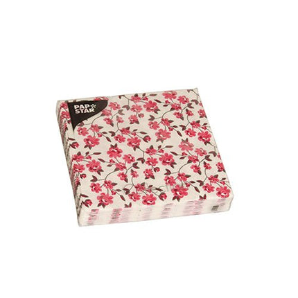 PAPSTAR 20 Servietten, 25 cm x 25 cm 3-lagig 1/4-Falz