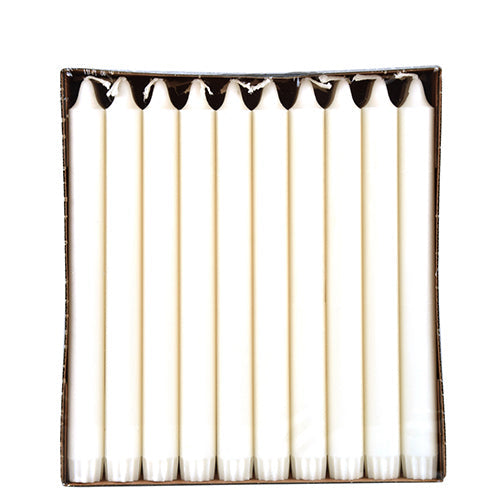 PAPSTAR 30 Kronkerzen Ø 2,2 cm weiss aus 100 % Stearin