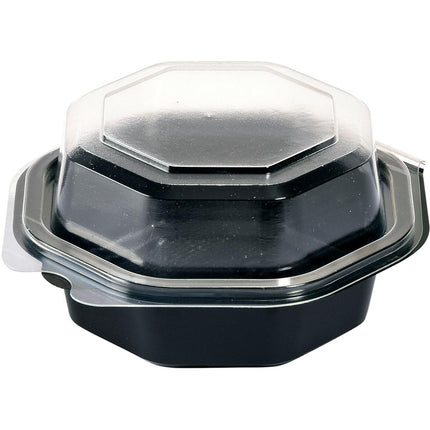Octaview®   Schwarz / Transparent PS 118x118x60  | Packung (375 Stück)