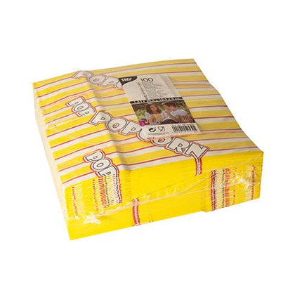 PAPSTAR 100 Popcorn Tüten, Pergament-Ersatz "Popcorn" fettdicht