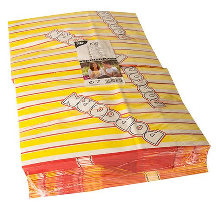 PAPSTAR 100 Popcorn Tüten, Pergament-Ersatz "Popcorn" fettdicht