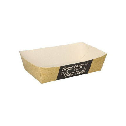 PAPSTAR 50 Pommes-Frites-Trays "pure" "Good Food" 3,5 cm x 7 cm