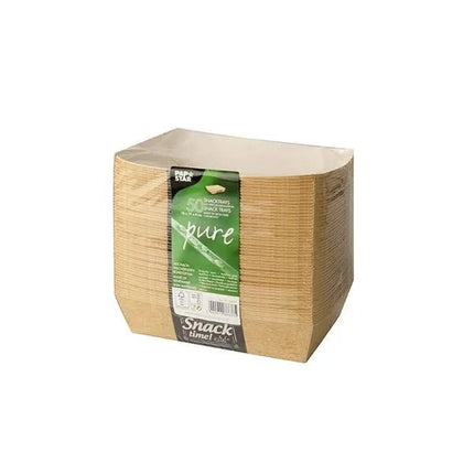 PAPSTAR 50 Snacktrays, Pappe "pure" "Good Food"