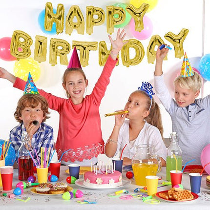 PAPSTAR Folienluftballon-Set "Happy Birthday"