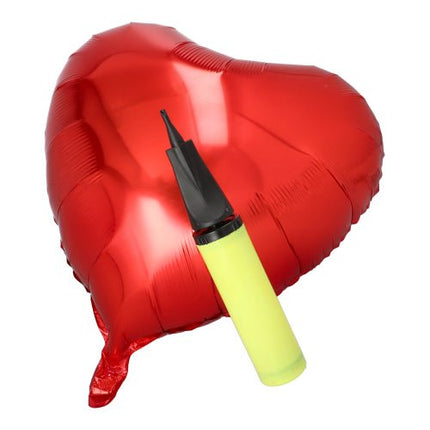 PAPSTAR Pumpe für Folienluftballons, gelb, 28x4,5 cm | Beutel (1 Stück)