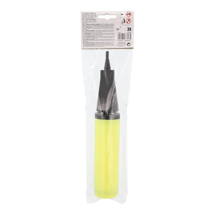 PAPSTAR Pumpe für Folienluftballons, gelb, 28x4,5 cm | Beutel (1 Stück)