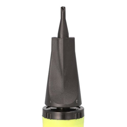 PAPSTAR Pumpe für Folienluftballons, gelb, 28x4,5 cm | Beutel (1 Stück)