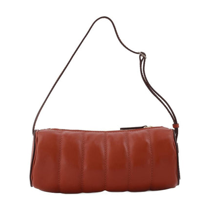 Tasche Padded Cylinder aus Leder in rot
