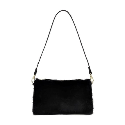 Mini Prism Bag aus Schwarz Leder