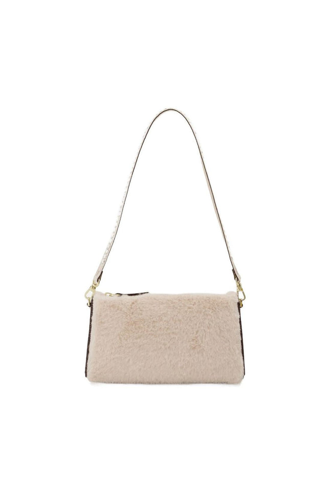 Mini Prism Bag aus Elfenbeinfarben Leder