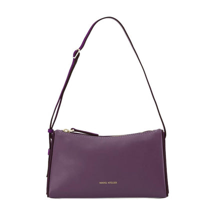 Mini Prism Hobo Bag - Manu Atelier - Steel/Purple - Leather