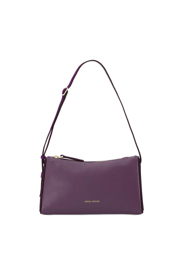 Mini Prism Hobo Bag - Manu Atelier - Steel/Purple - Leather