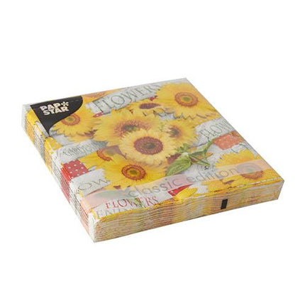 PAPSTAR 20 Servietten, 33 cm x 33 cm 3-lagig 1/4-Falz Design Set 1