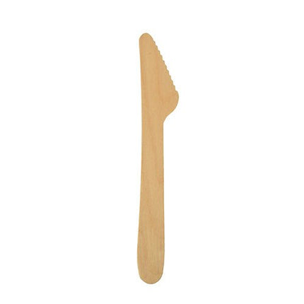 PAPSTAR Holzmesser "pure" 16,5 cm, umweltfreundlich und stabil | Karton (500 Stück)