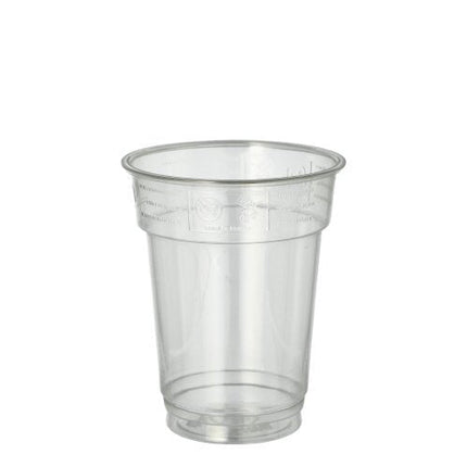 Starpak 40 Trinkbecher "Hurricane", PET 0,2 l Ø 7,8 cm · 9,7 cm glasklar | Folie (40 Stück)