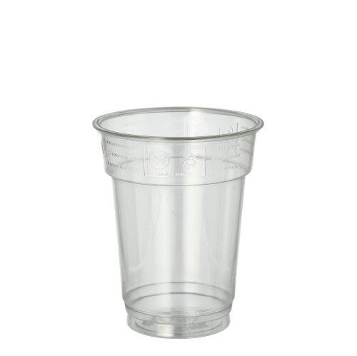 Starpak 40 Trinkbecher "Hurricane", PET 0,2 l Ø 7,8 cm · 9,7 cm glasklar | Folie (40 Stück)