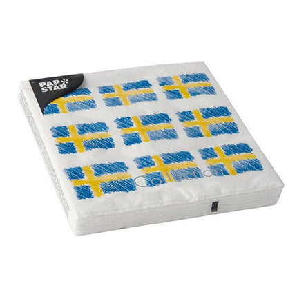PAPSTAR 20 Servietten, 33 cm x 33 cm 3-lagig 1/4-Falz Design Set 1