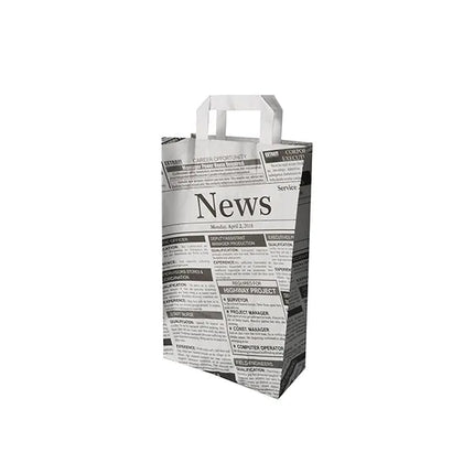 PAPSTAR 50 Tragetaschen, Papier mit Tragegriff