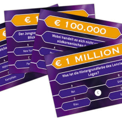 Wer wird Millionär? - Kartenspiel