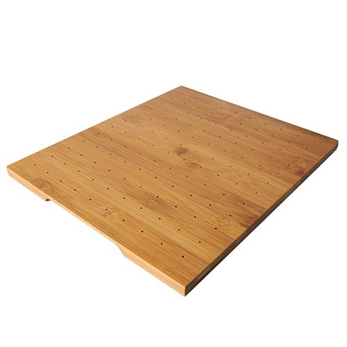 PAPSTAR Halter für Fingerfood-Picker, Bambus Tray 25x30 cm | Schrumpffolie (1 Stück)