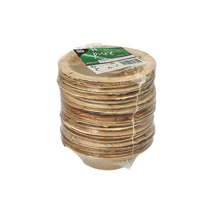 PAPSTAR 25 Schalen, Palmblatt "pure" rund