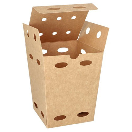 PAPSTAR 50 Pommes-Frites-Boxen, Pappe "pure" braun "100% Fair"