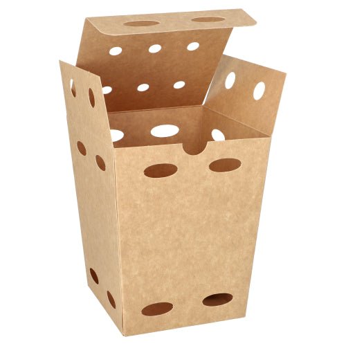 PAPSTAR 50 Pommes-Frites-Boxen, Pappe "pure" braun "100% Fair"