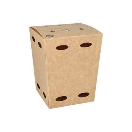 PAPSTAR 50 Pommes-Frites-Boxen, Pappe "pure" braun "100% Fair"