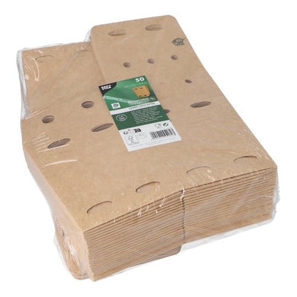 PAPSTAR 50 Pommes-Frites-Boxen, Pappe "pure" braun "100% Fair"