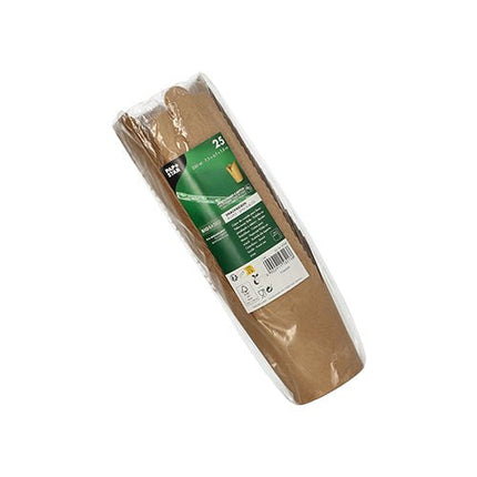 PAPSTAR 25 Snackboxen, Pappe eckig braun