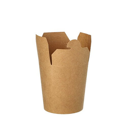 PAPSTAR 25 Snackboxen, Pappe eckig braun