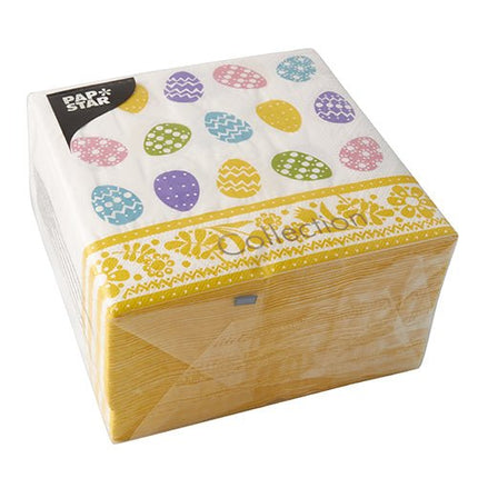 PAPSTAR 100 Servietten, 3-lagig 1/4-Falz 33 cm x 33 cm