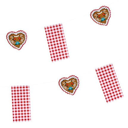 PAPSTAR Flaggenkette Papier, 4 m, "Hüttengaudi" für Feste | Beutel (1 Stück)